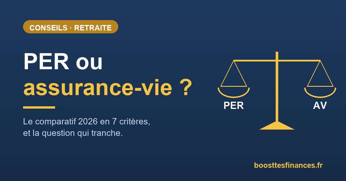 PER ou assurance-vie : lequel choisir pour la retraite ?