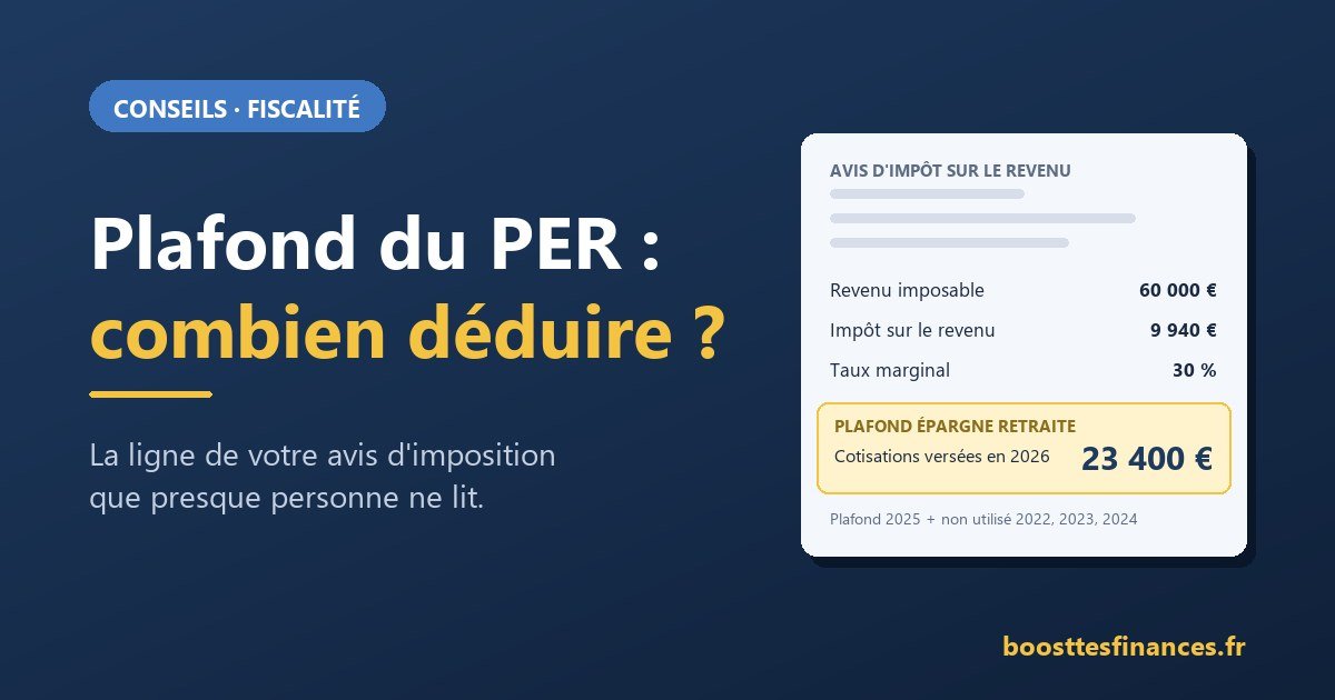 Plafond du PER : combien pouvez-vous vraiment déduire de vos impôts ?