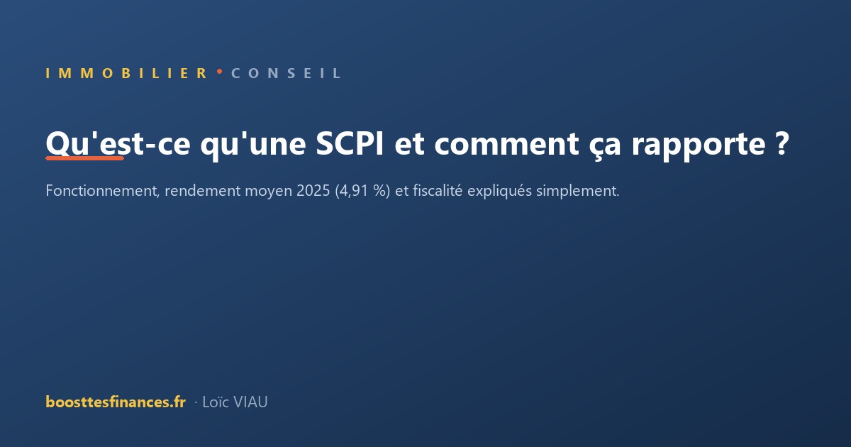 Qu'est-ce qu'une SCPI et comment ça rapporte ?